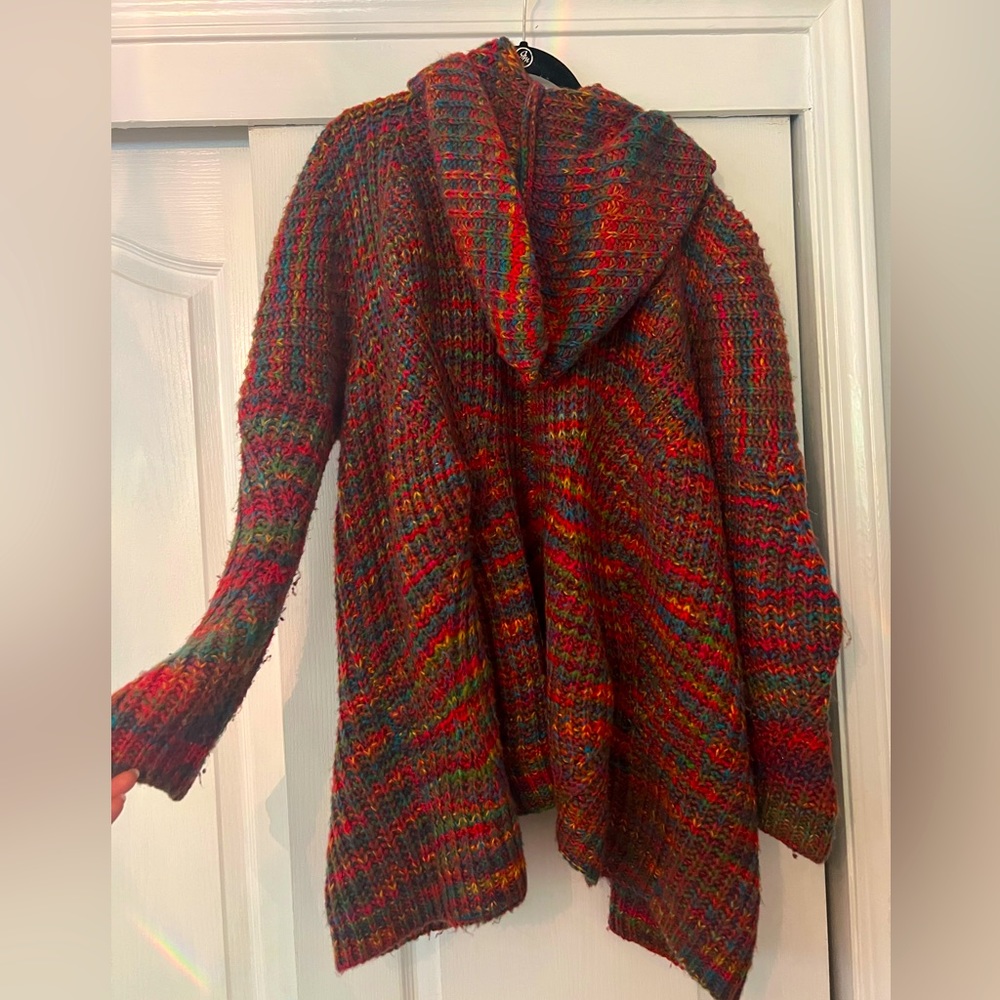 Rainbow Urban Outfitter’s Ecoté Cardigan with Pockets, gently worn